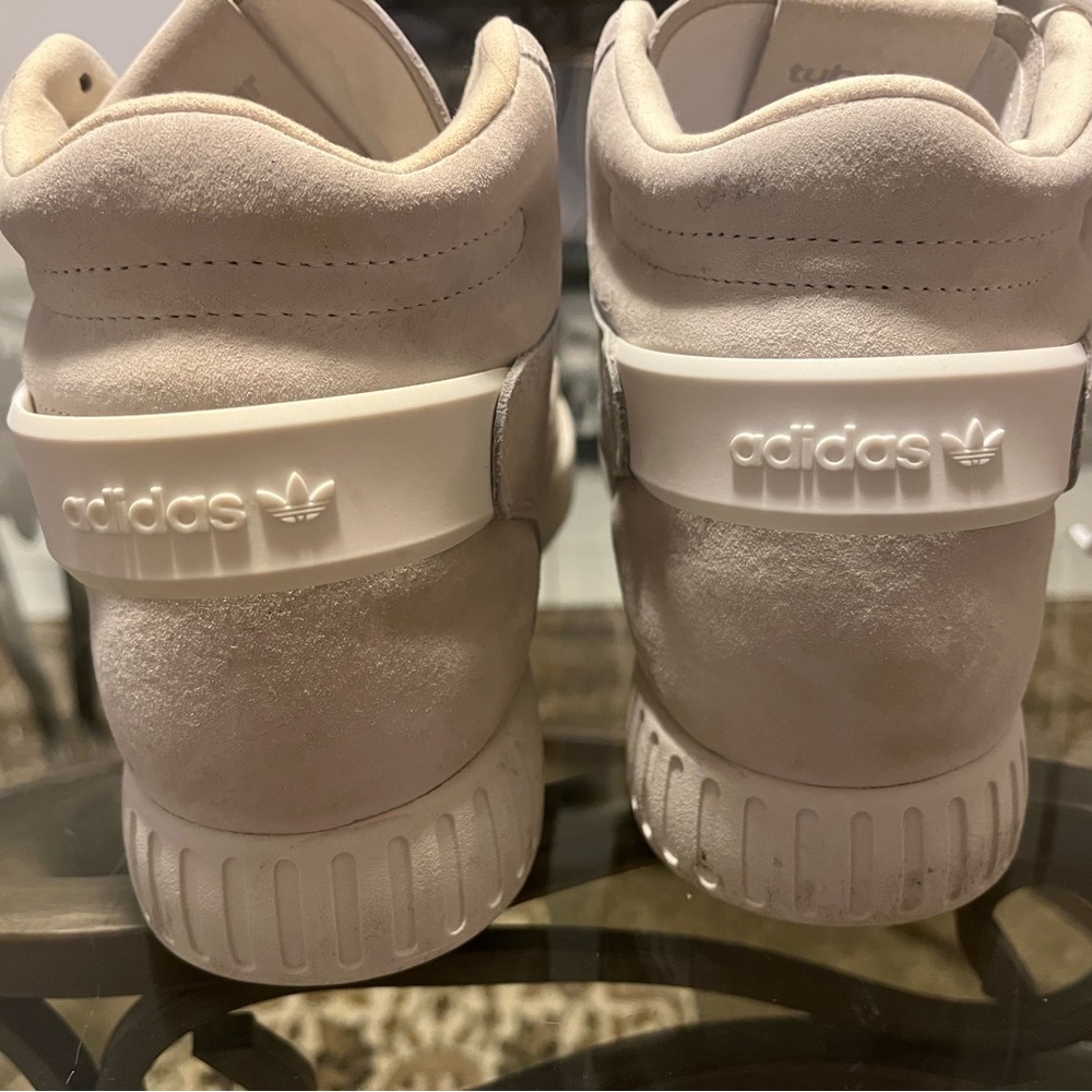 Adidas Tubular Invader Mens Size 9 White Used